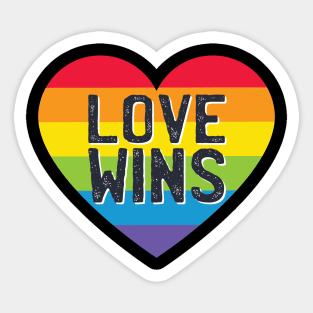 Love Wins LGBTQ Sticker